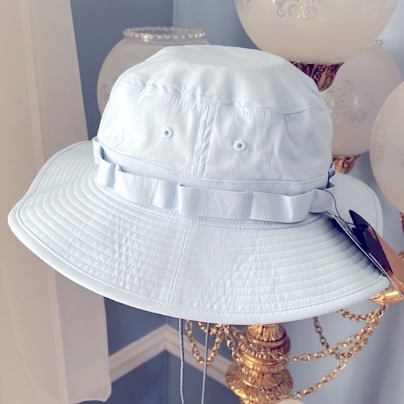 Brand New The North Face Class V Brimmer Bucket Hat Beta Blue UPF 40+ Protection - Picture 5 of 15